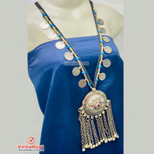Load image into Gallery viewer, Vintage Kuchi Coin Necklace with Chain Pendant
