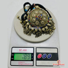 Load image into Gallery viewer, Vintage Kuchi Coin Necklace with Chain Pendant
