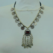 Load image into Gallery viewer, Vintage Kuchi Tribal Necklace With Coins
