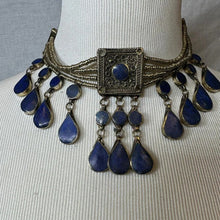 Load image into Gallery viewer, Vintage Genuine Lapis Lazuli Boho Style Necklace
