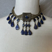 Load image into Gallery viewer, Vintage Genuine Lapis Lazuli Boho Style Necklace

