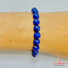 Load image into Gallery viewer, Vintage Lapis Lazuli Stones Beaded Bracelet
