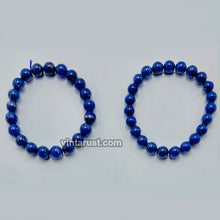 Load image into Gallery viewer, Vintage Lapis Lazuli Stones Beaded Bracelet

