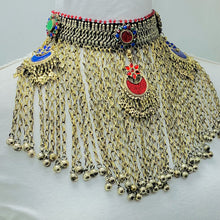 Load image into Gallery viewer, Vintage Long Bells Nomadic Choker Necklace
