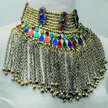 Load image into Gallery viewer, Vintage Long Bells Tribal Necklace
