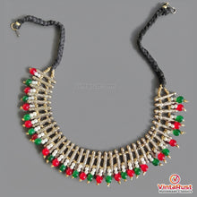 Load image into Gallery viewer, Vintage Metal Spikes Choker Necklace With Beads
