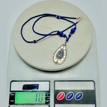 Load image into Gallery viewer, Vintage Lapis Lazuli Minimalist Pendant Necklace
