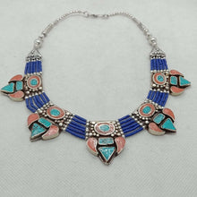 Load image into Gallery viewer, Vintage Nepalese Tribal Choker Necklace
