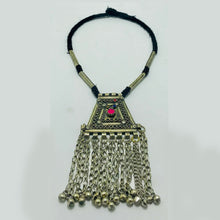 Load image into Gallery viewer, Vintage Pendant Middle Eastern Silver Necklace
