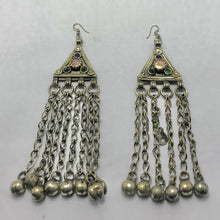 Load image into Gallery viewer, Vintage Silver Long Bells Earrings
