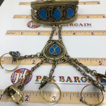 Load image into Gallery viewer, Vintage Boho Slave Bracelet with Chain and Rings
