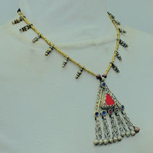 Load image into Gallery viewer, Vintage Triangular Amulet Style Pendant Necklace
