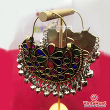 Load image into Gallery viewer, Vintage Tribal Bell Dangle Earrings
