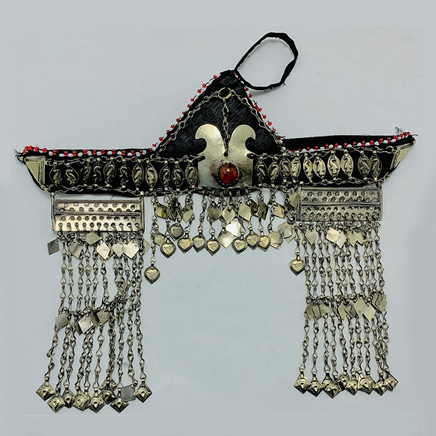 Vintage Tribal Kuchi Turkmen Headpiece
