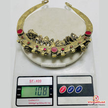 Load image into Gallery viewer, Vintage Tribal Red Stone Statement Choker Necklace
