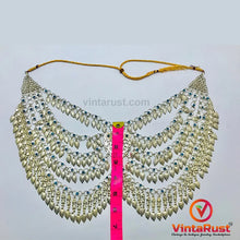 Load image into Gallery viewer, Vintage Tribal Silver Kuchi Massive Bib Necklace
