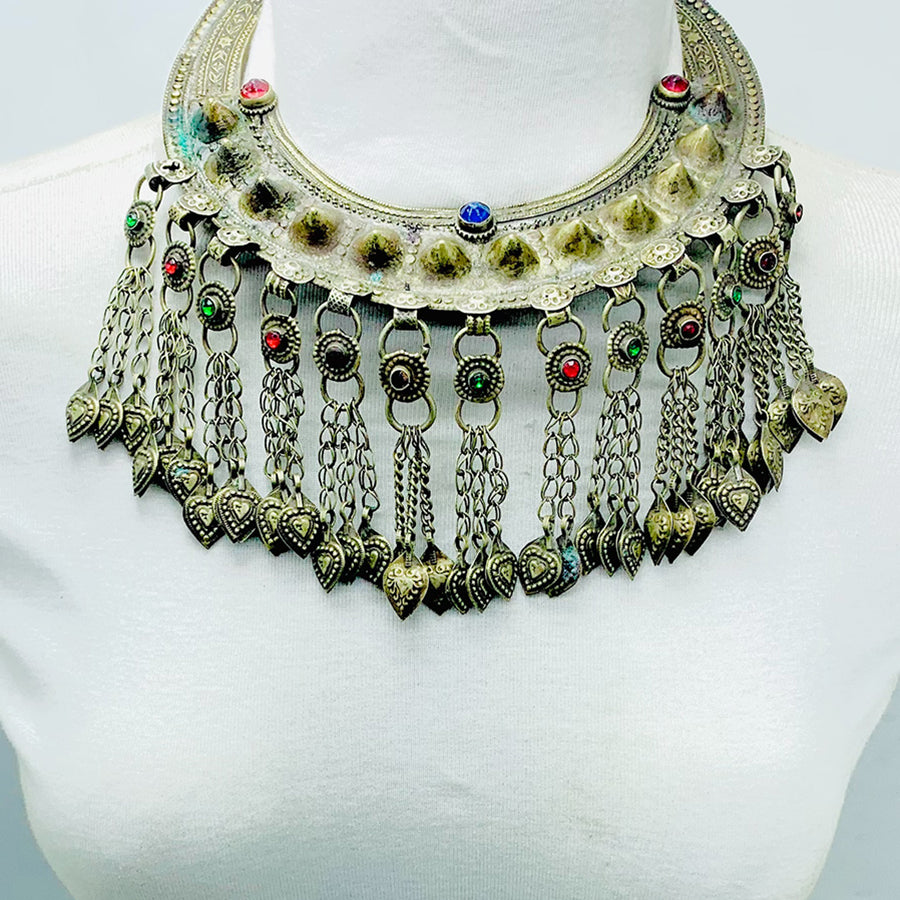 Vintage Turkman Torque Choker Necklace