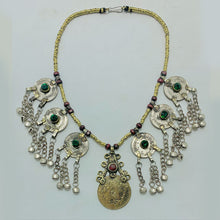 Load image into Gallery viewer, Vintage Turkmen Coin Pendant Necklace
