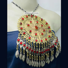 Load image into Gallery viewer, Vintage Turkmen Pendant Necklace With Stones
