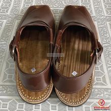 Load image into Gallery viewer, Men Genuine Leather Peshawari Chappal
