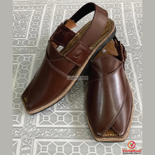 Load image into Gallery viewer, Men Genuine Leather Peshawari Chappal
