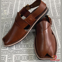 Load image into Gallery viewer, Premium Leather Peshawari Chappal
