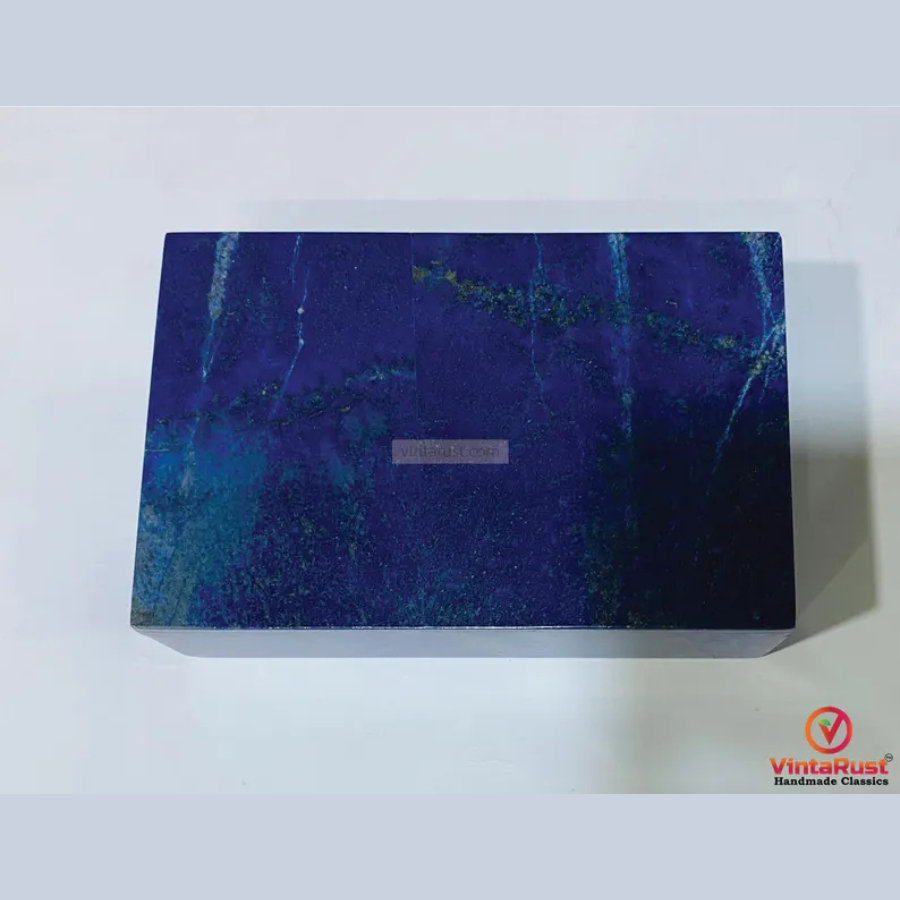 Lapis Lazuli Stone Jewelry Box