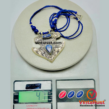 Load image into Gallery viewer, Handmade Tribal Chain Lapis Lazuli Necklace

