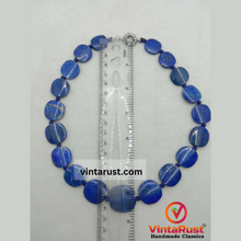 Load image into Gallery viewer, Lapis Lazuli Beaded Stone Choker Necklace
