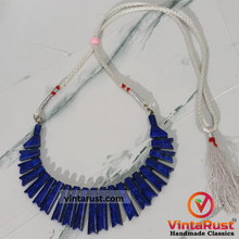 Load image into Gallery viewer, Lapis Lazuli Stone Vintage Jewelry set
