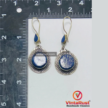 Load image into Gallery viewer, Antique Lapis Lazuli Handmade Earrings
