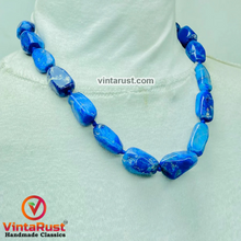 Load image into Gallery viewer, Handmade Lapis Lazuli Gemstone Necklace
