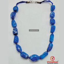Load image into Gallery viewer, Handmade Lapis Lazuli Gemstone Necklace
