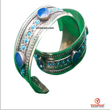 Load image into Gallery viewer, Handmade Tribal Lapis Lazuli Stones Bracelet
