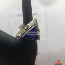 Load image into Gallery viewer, Royal Lapis Stone Statement Ring
