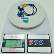Load image into Gallery viewer, Vintage Lapis and Turquoise Stones Beaded Necklace
