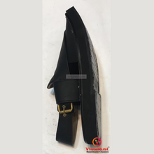 Load image into Gallery viewer, Handmade Men&#39;s Black Peshawari Chappal
