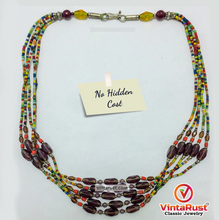 Load image into Gallery viewer, Multicolor Beaded Tribal Necklace
