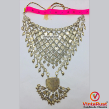 Load image into Gallery viewer, Oversized Silver Kuchi Massive Necklace
