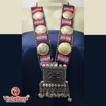 Load image into Gallery viewer, Handmade Beaded Necklace With Vintage Pendant
