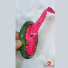 Load image into Gallery viewer, Handmade Natural Green Jade Stone Bangles Set

