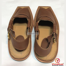 Load image into Gallery viewer, Dark Brown Durable Peshawari Chappal For Men
