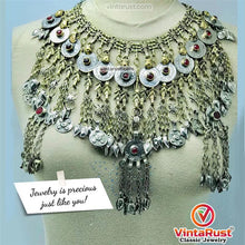 Load image into Gallery viewer, Vintage Tribal Necklace Embellished with Fish Motifs

