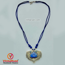 Load image into Gallery viewer, Massive Lapis Lazuli Stone Kuchi Necklace
