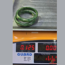 Load image into Gallery viewer, Handmade Natural Green Jade Stone Bangles Set
