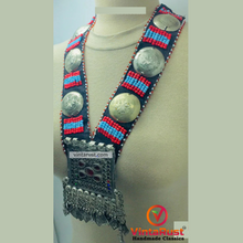 Load image into Gallery viewer, Handmade Beaded Necklace With Vintage Pendant
