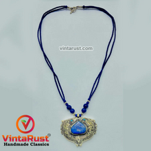 Load image into Gallery viewer, Massive Lapis Lazuli Stone Kuchi Necklace
