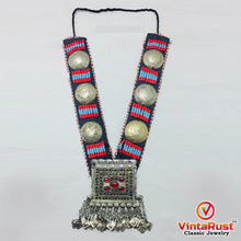 Load image into Gallery viewer, Handmade Beaded Necklace With Vintage Pendant
