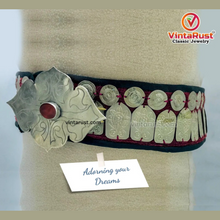 Load image into Gallery viewer, Belly Dance Wide Belt, Handmade Vintage Turkman Belt
