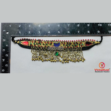 Load image into Gallery viewer, Handmade Tribal Choker with Bells

